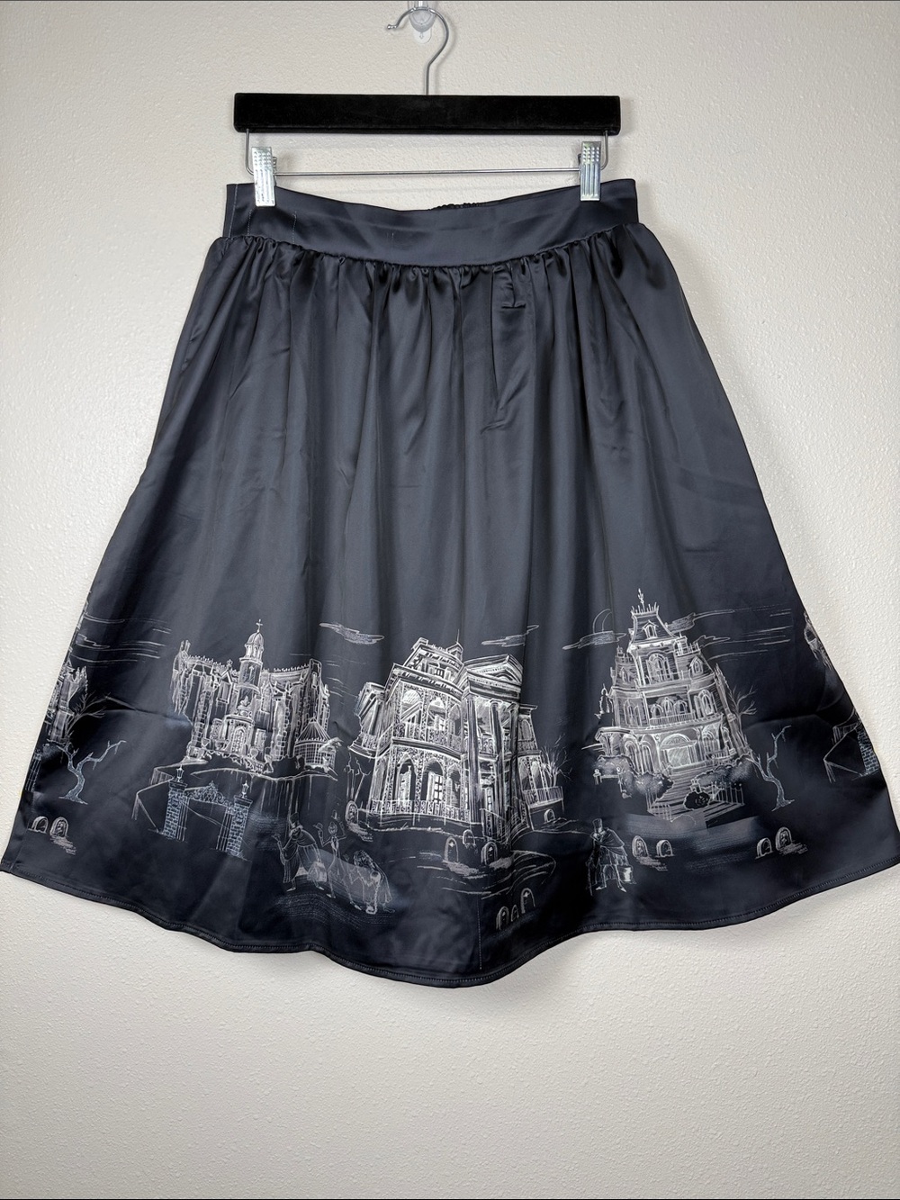 Disney Parks The Dress Shop Her Universe Haunted Mansion Satin Midi Skirt M Read